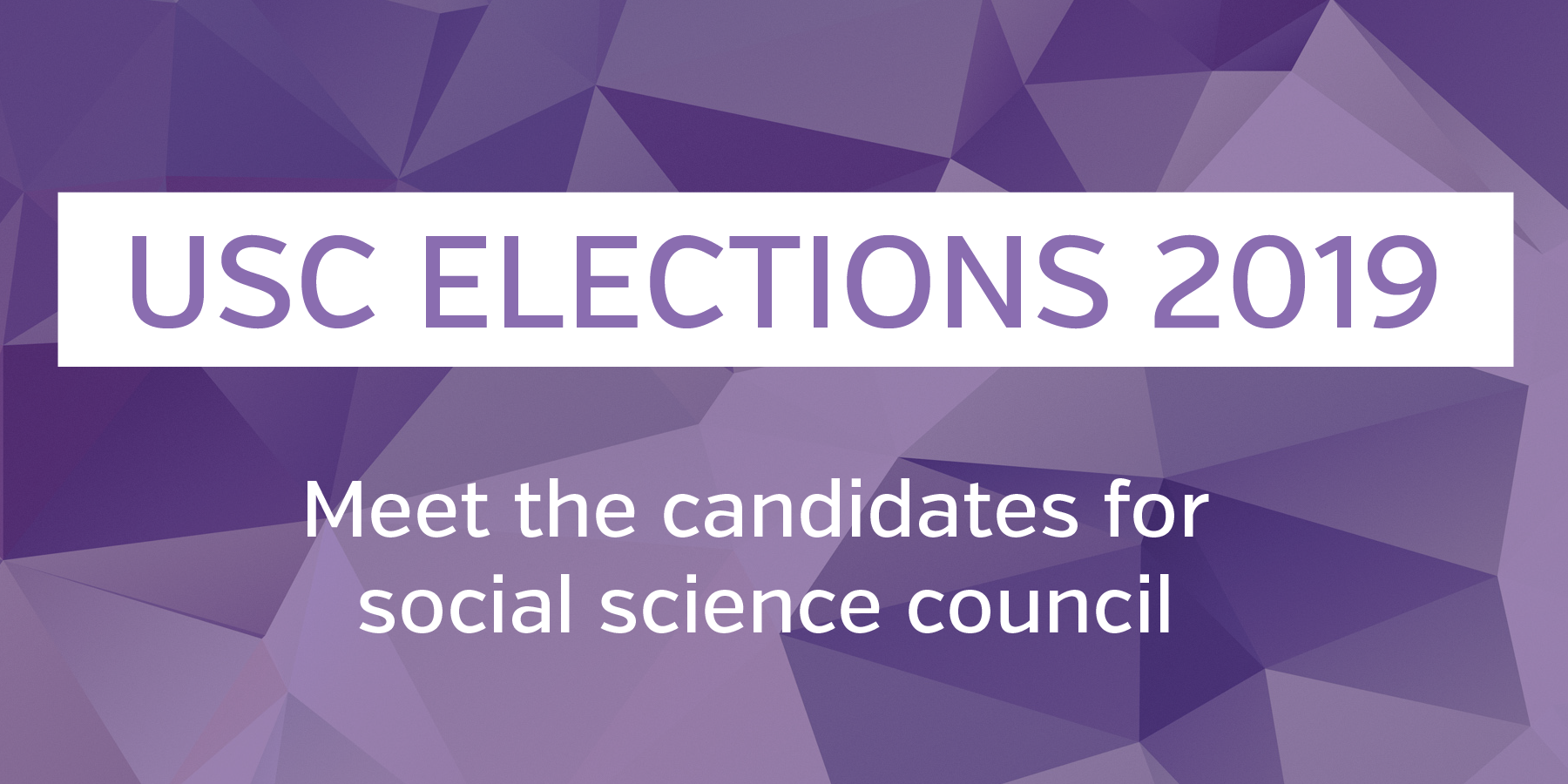 USC elections 2019- social science council